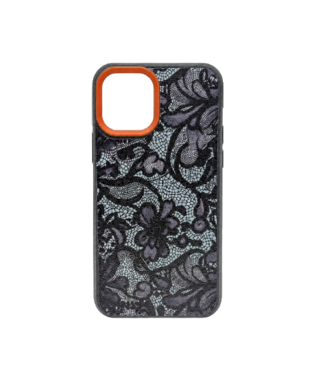 Coque avec motif en dentelle
