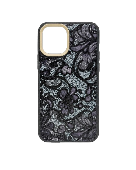Coque avec motif en dentelle