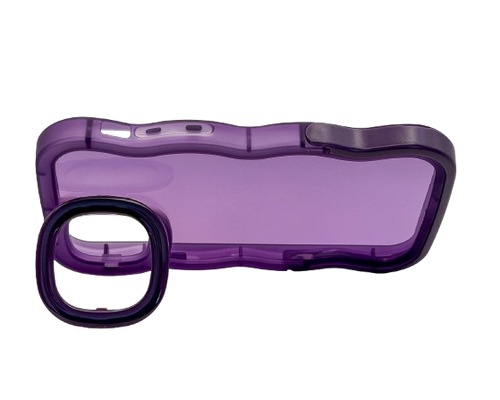 Coque Double Flip-Stand Wavy
