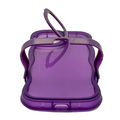 Coque Double Flip-Stand Wavy